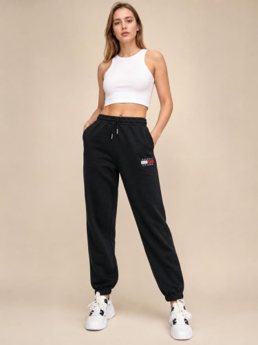 Spodnie Damskie Tommy Jeans Czarne front
