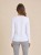 Koszulka Damska Calvin Klein Z Długim Rękawem Longsleeve Biała back