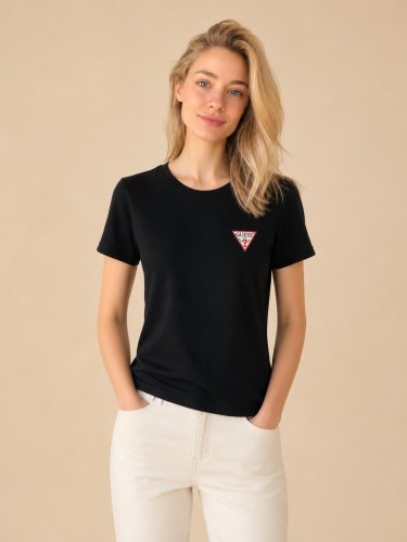Koszulka Damska Guess USA Czarna front