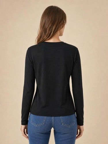 Koszulka Damska Calvin Klein Z Długim Rękawem Longsleeve back