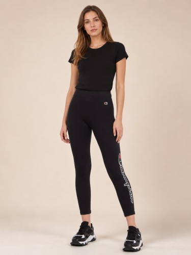 Legginsy Damskie Champion Czarne front