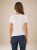 Koszulka Damska Guess Biała Dekolt V back