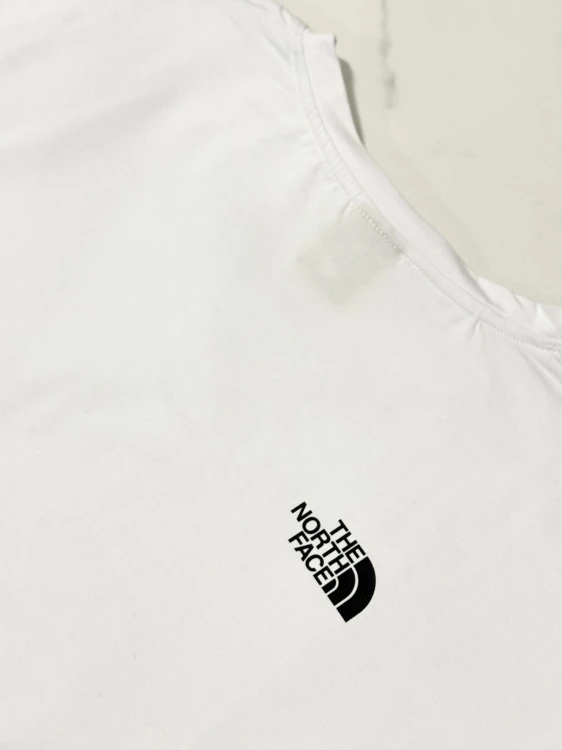Koszulka Męska The North Face Biała Dekolt V