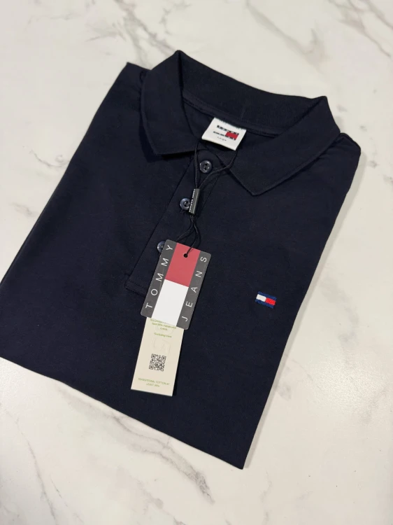 Koszulka POLO Męska Tommy Jeans Granatowa