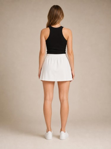 Spódnico spodenki Damskie Calvin Klein Białe back