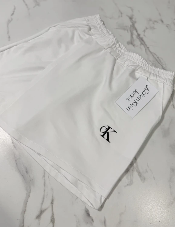 Spódnico spodenki Damskie Calvin Klein Białe