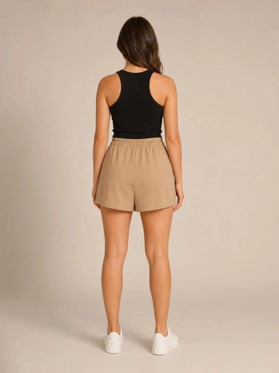 Spódnico spodenki Damskie Calvin Klein Brąz back