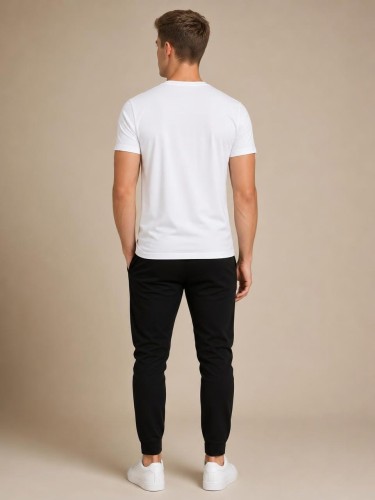 Koszulka Męska Calvin Klein Biała Haft back